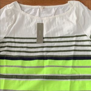 JCrew stripped long sleeve top